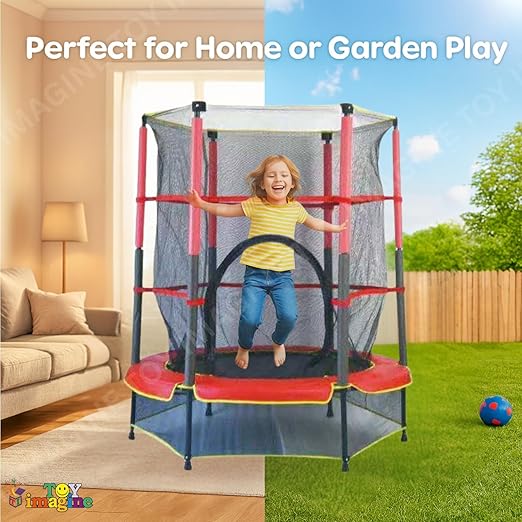 Kids Trampoline – 5 Feet with Safety Net