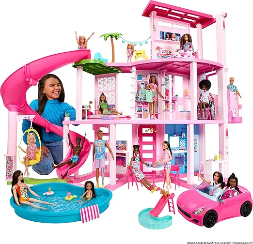 Barbie Dream Dollhouse – 3 Floors with Furniture