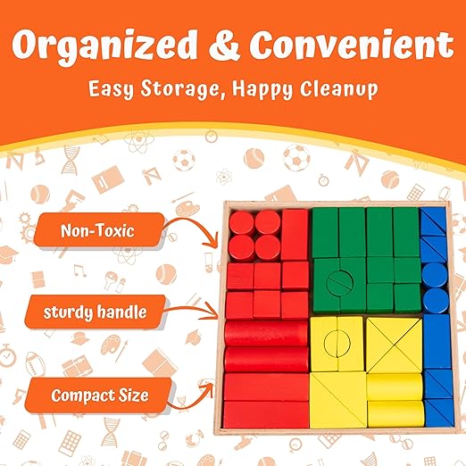 Wooden Educational Building Blocks