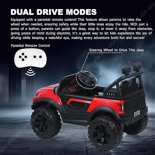 Ride-On Electric Car for Kids – Rechargeable Battery