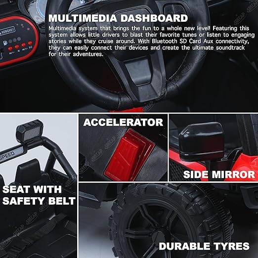 Ride-On Electric Car for Kids – Rechargeable Battery